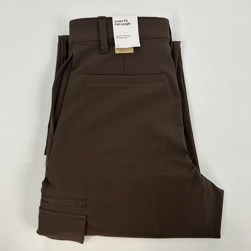 Jordan Golf Cargo Pants‎ Mens 28 Brown Loose Fit Full Length Stretch Repel NEW